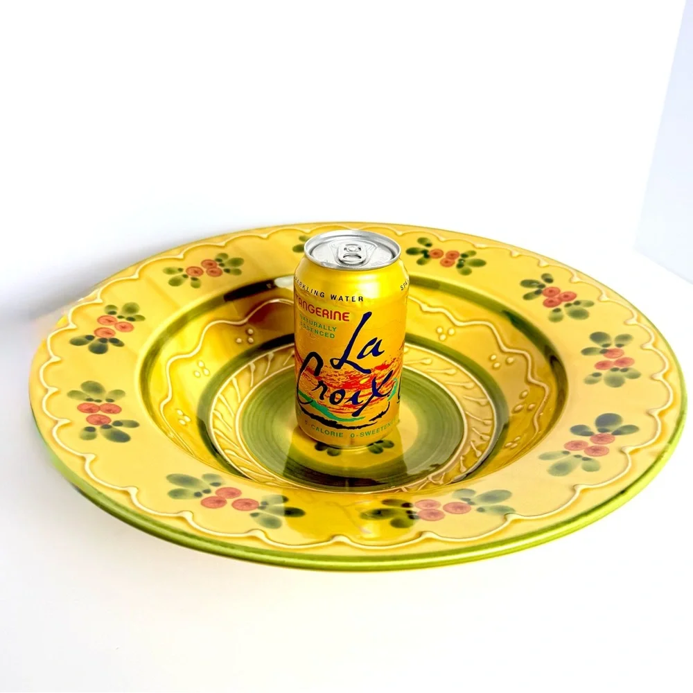 Vintage WILLIAMS SONOMA Ceramiche Large Hand Painted 14